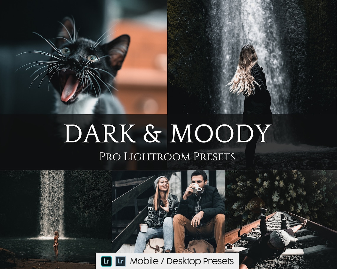 10 Dark and Moody Mobile Lightroom Presets Desktop Presets image 0
