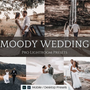 10 Moody Hochzeit Mobile Lightroom Presets - Desktop Presets - Instagram Presets - Lifestyle Presets - iPhone Presets - Hochzeit Presets
