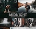 10 Dark and Moody Mobile Lightroom Presets -  Desktop Presets - Instagram Presets - Set of 10 Presets - iPhone Presets - Blogger Presets 