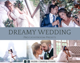 10 Dreamy Wedding Mobile Lightroom Presets -  Desktop Presets - Instagram Presets - Lifestyle Presets - iPhone Presets - Wedding Presets
