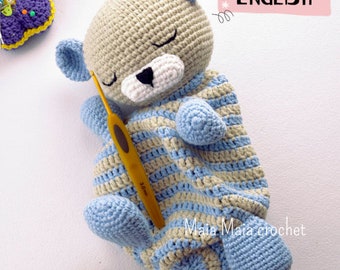 AMIGURUMI BEAR PATTERN | English language pattern | crochet doll | Doudoy doll knitting guide