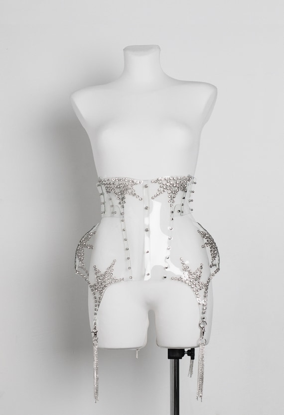 Clear waist cincher sale