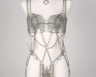 Clear vinyl CHAIN set