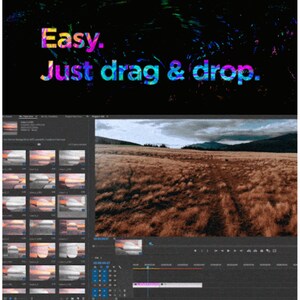 Montage Presets Pack for Premiere Pro | Video Transitions, Titles, Effects, VHS, LUTs, FX Sounds, Logo Reveal, Glitch & More Motion Graphics