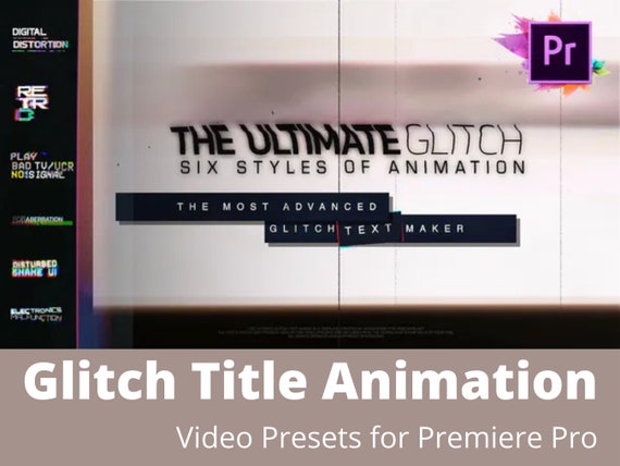 Buy 70 Glitch Title Animation Presets Pack Glitch Text Maker for Online in India - Etsy Buy 70 Glitch Title Animation Presets Pack Glitch Text Maker for Online in India - Etsy
