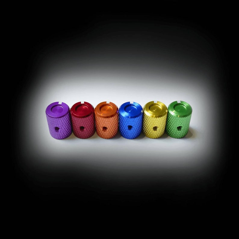 Anodized Aluminium Control Knobs for Guitar Effects Pedals FX Etsy