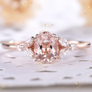 1 Ct Oval Cut Fancy Intense Pink Lab Created Diamond Engagement Ring Vivid Baby Pink Lab Grown Diamond Ring Anniversary Wedding Gift for her