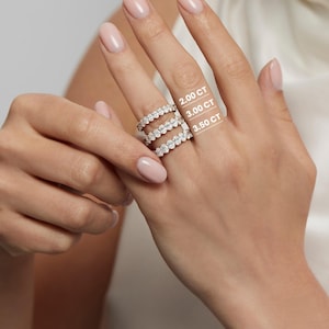 Lab Grown Oval Cut Eternity Band, Oval Eternity Lab Grown Diamond Band, Lab Diamond Wedding Band, Gold Diamond Band, Diamond Eternity Band