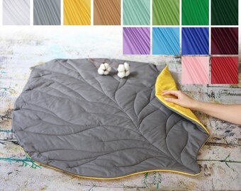 Leaf Rug Custom colors & size / Play mat