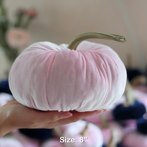 Velvet Pumpkins with Real Stems - Create your own set image 8