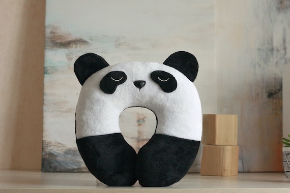 Cozy Comfort Panda Neck Pillow Relaxation On the go Etsy