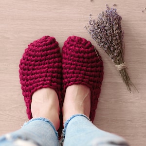 Hand Knit Slippers. All sizes crochet slippers for the whole family