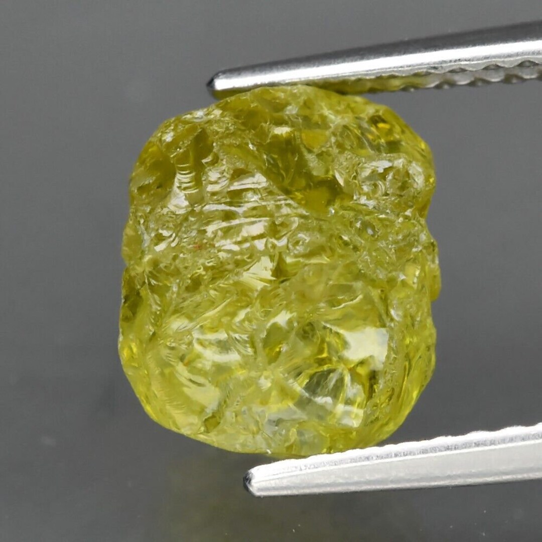 RARE Yellow Grossular Garnet Facet Cutting Grade Rough Yellow Garnet ...