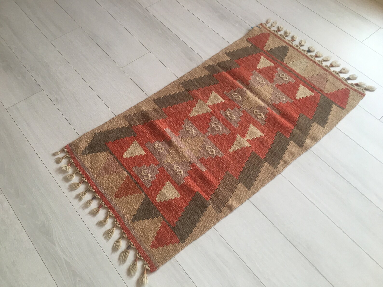 Salmon color rug 1.7x3.3 ft bohemian kilim rug tribal rug Etsy