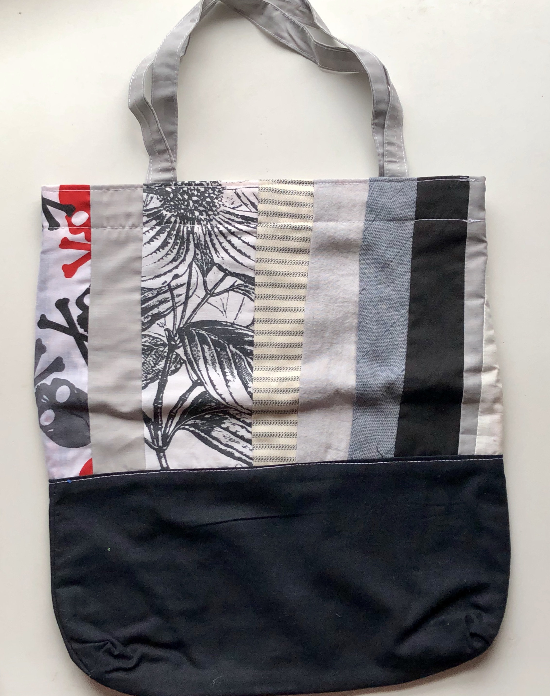 Shopping Tote Bag from recycled fabric Etsy