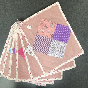 Placemats from recycled fabric