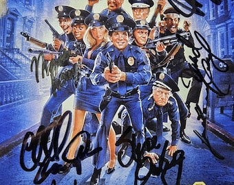 Police Academy Cast Autograph