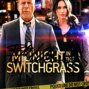 Bruce Willis and Megan Fox autograph