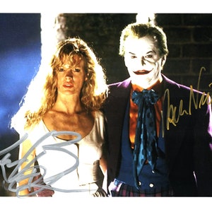Kim Basinger and Jack Nicholson autograph