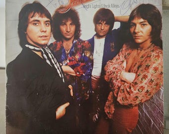Smokie Signed Vinyl Bright Lights & Back Alleys | Hand Signed LP | Rock Music Memorabilia | Collector record