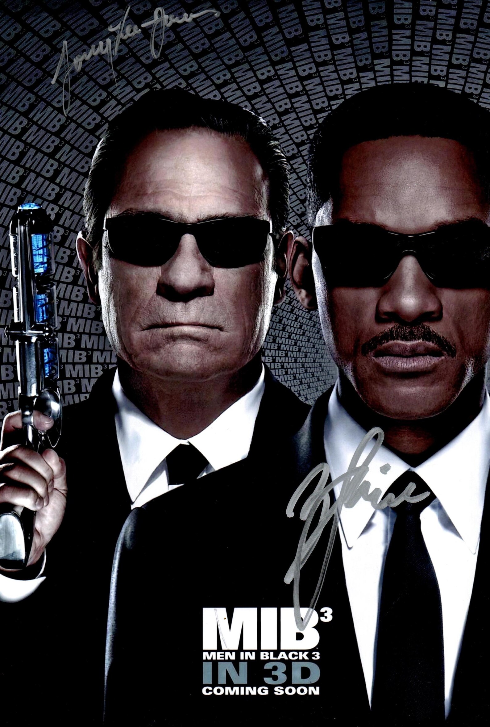 Men In Black Cast Autogramm Will Smith Tommy Lee Jones Etsy de
