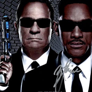 Men in Black Cast Autogramm Will Smith Tommy Lee Jones