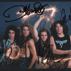 Autografo di Van Halen