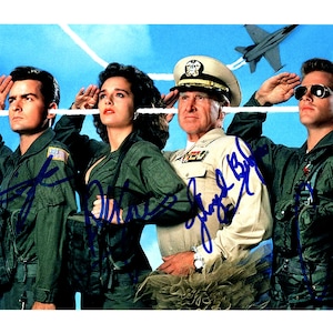 Hot Shots Cast Autogramm Autograph