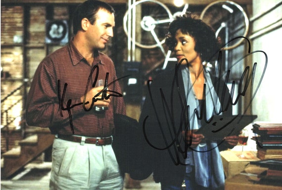 ボディガード キャストサイン入り写真 20 x 30 cm | ホイットニー