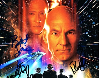 Star Trek First Contact Autograph Photo 20 x 30 cm | Sci-Fi Movie Memorabilia | Star Trek fan gift