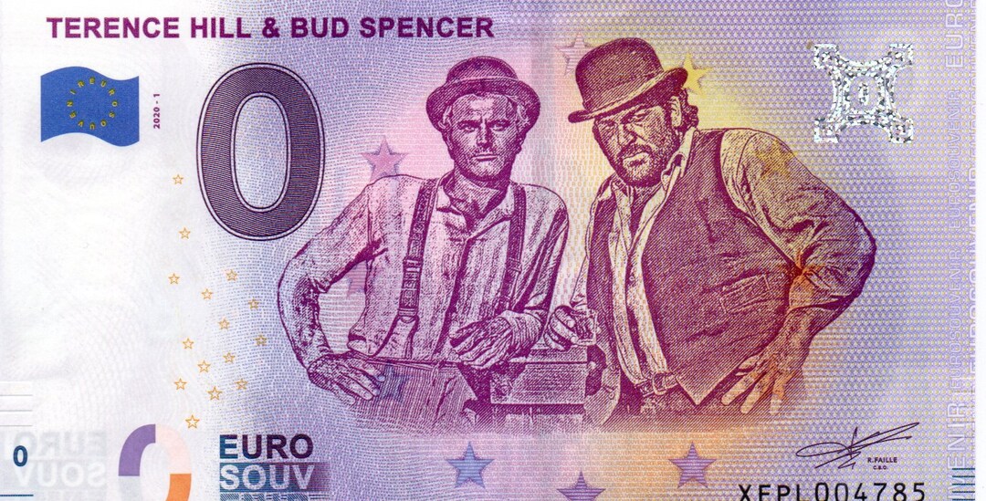 Banconota da 0 Euro Germania · Bud Spencer - La Leggenda · Souvenir Zero