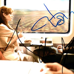 Angelina Jolie and Johnny Depp autograph