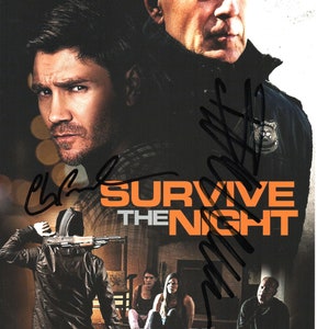 Bruce Willis et Chad Michael Murray autographes