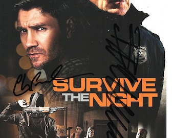 Bruce Willis and Chad Michael Murray autograph