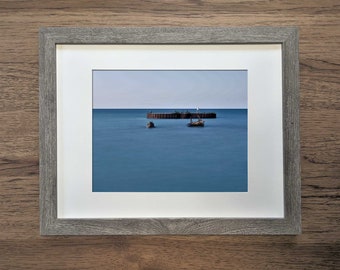 Decaying Dock Long Exposure Fine Art Print 8"x10" 11"x14" - Alpena Michigan Rockport State Park Nature Photography Astrophotography Wall Art