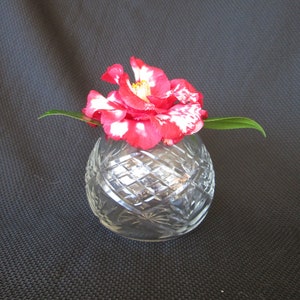 Crystal Rose Bowl Small Round