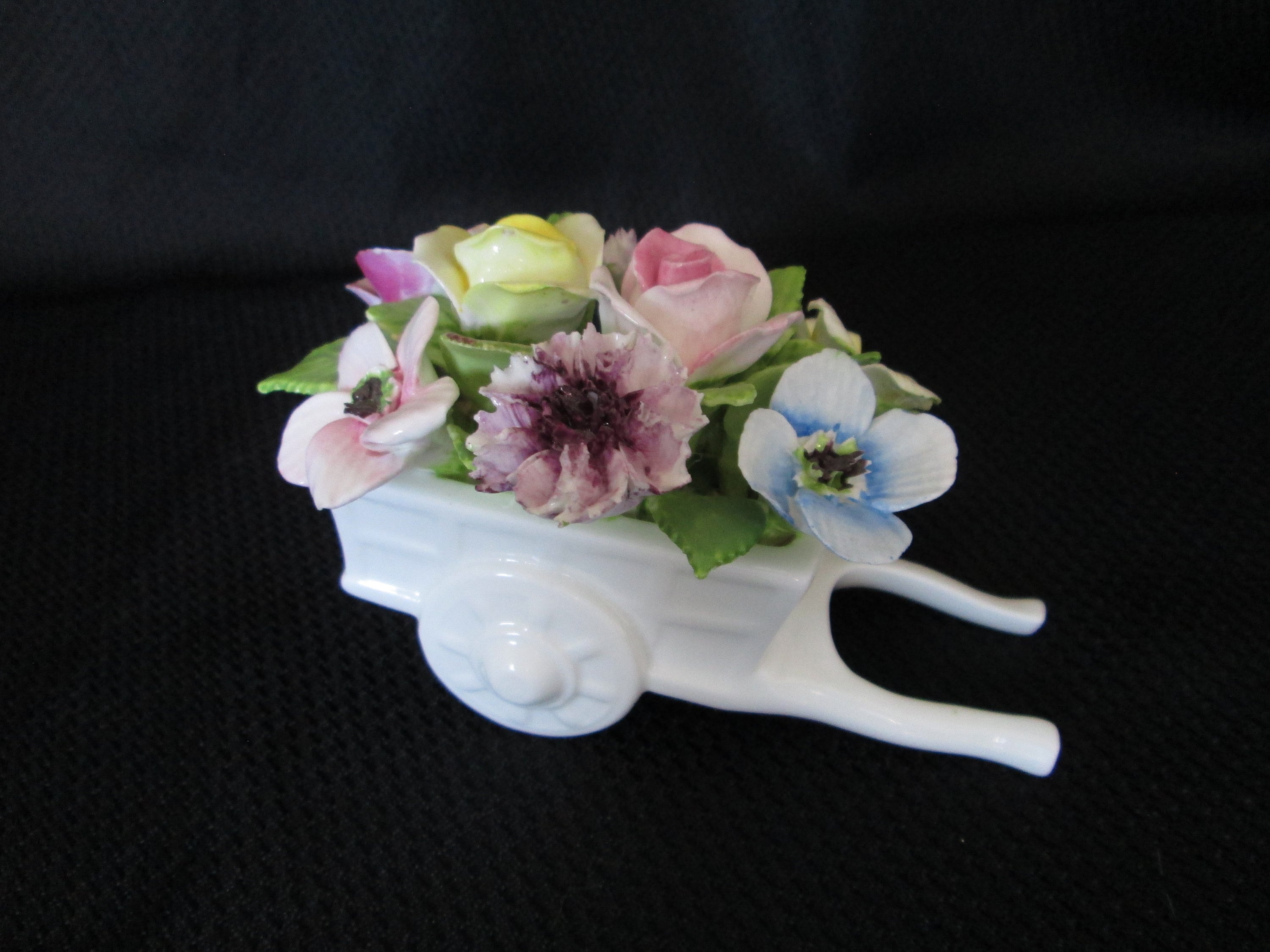 Coalport China Flower Cart Vintage - Etsy Australia