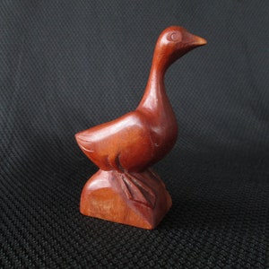Duck Wood Small Figurine