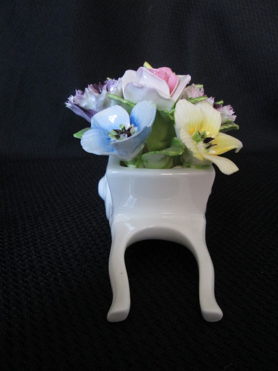 Coalport China Flower Cart Vintage - Etsy Australia