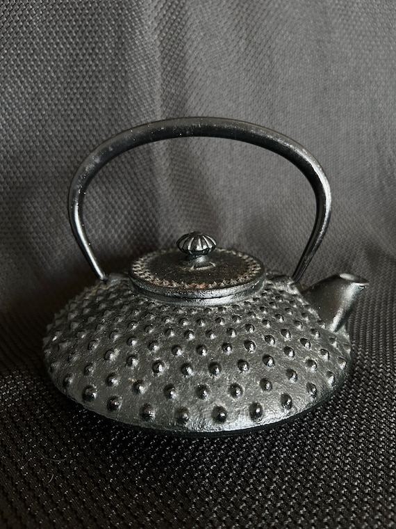 Iwachu Japanese Iron Tetsubin Teapot - 22oz, Copper & Black Goldfish Design, Coated Interior, Made In Japan - View #12