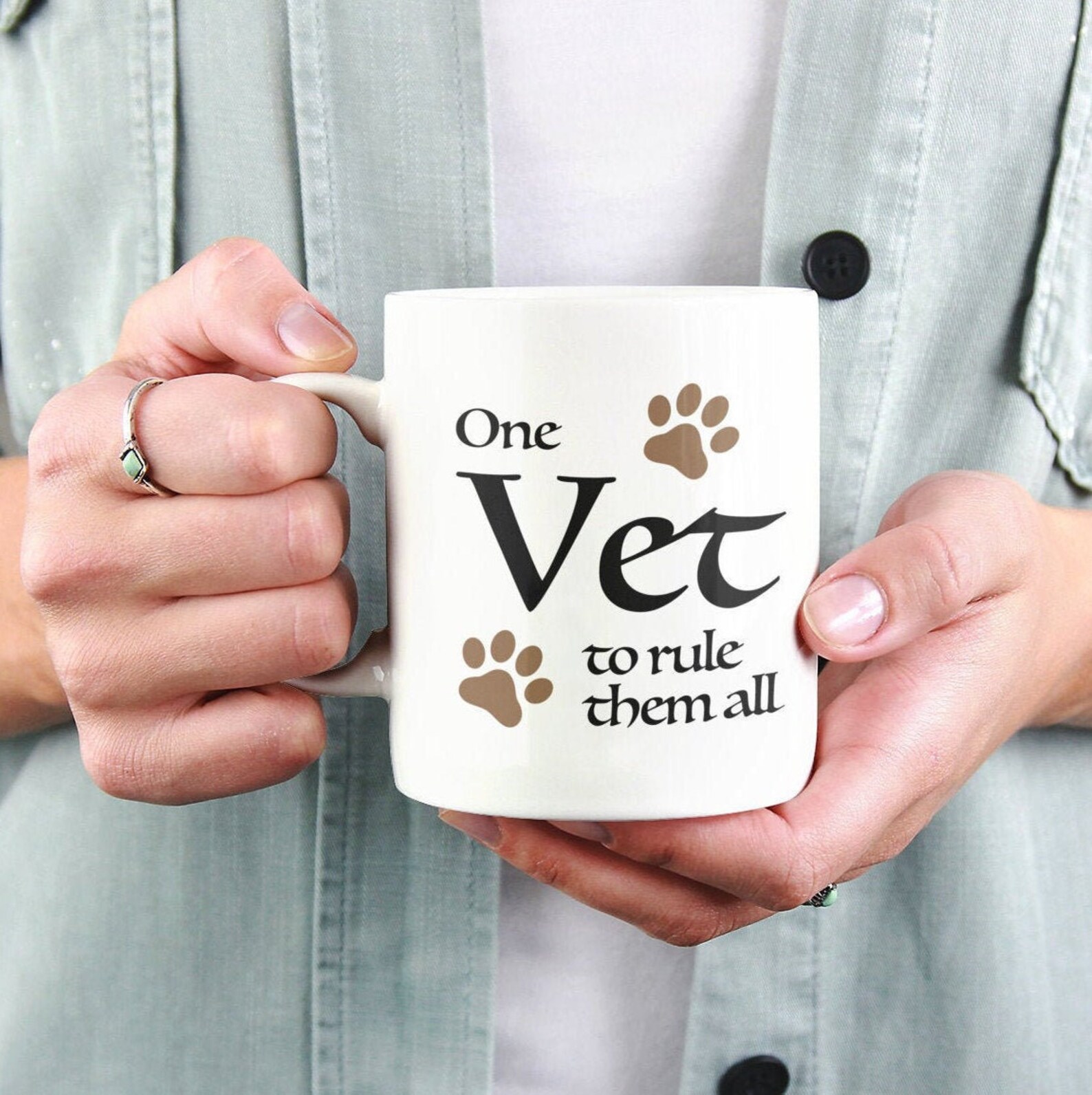 Gift for Veterinarian 3 Colours Available Veterinarian Etsy