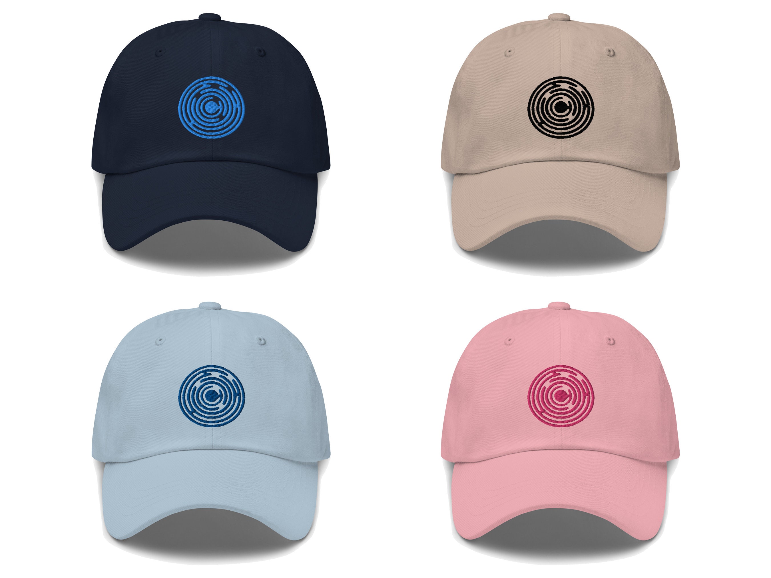 Crop Circle SnapBack ? UFO Crop Circle Embroidered Cap, Alien Embroidered Dad Hat  main image 2