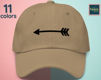 Arrow Embroidered Dad Hat, Archery Embroidered Cap, Collegiate Archery Gifts, Gift For College Archer, Cool Arrow Design, For Him And Her
