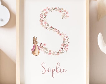 New Baby Girl Gift, New Baby Gift Personalised, New Baby Print, Christening Gift, Birth Details Print, Birth Stats, Personalised Baby Gift