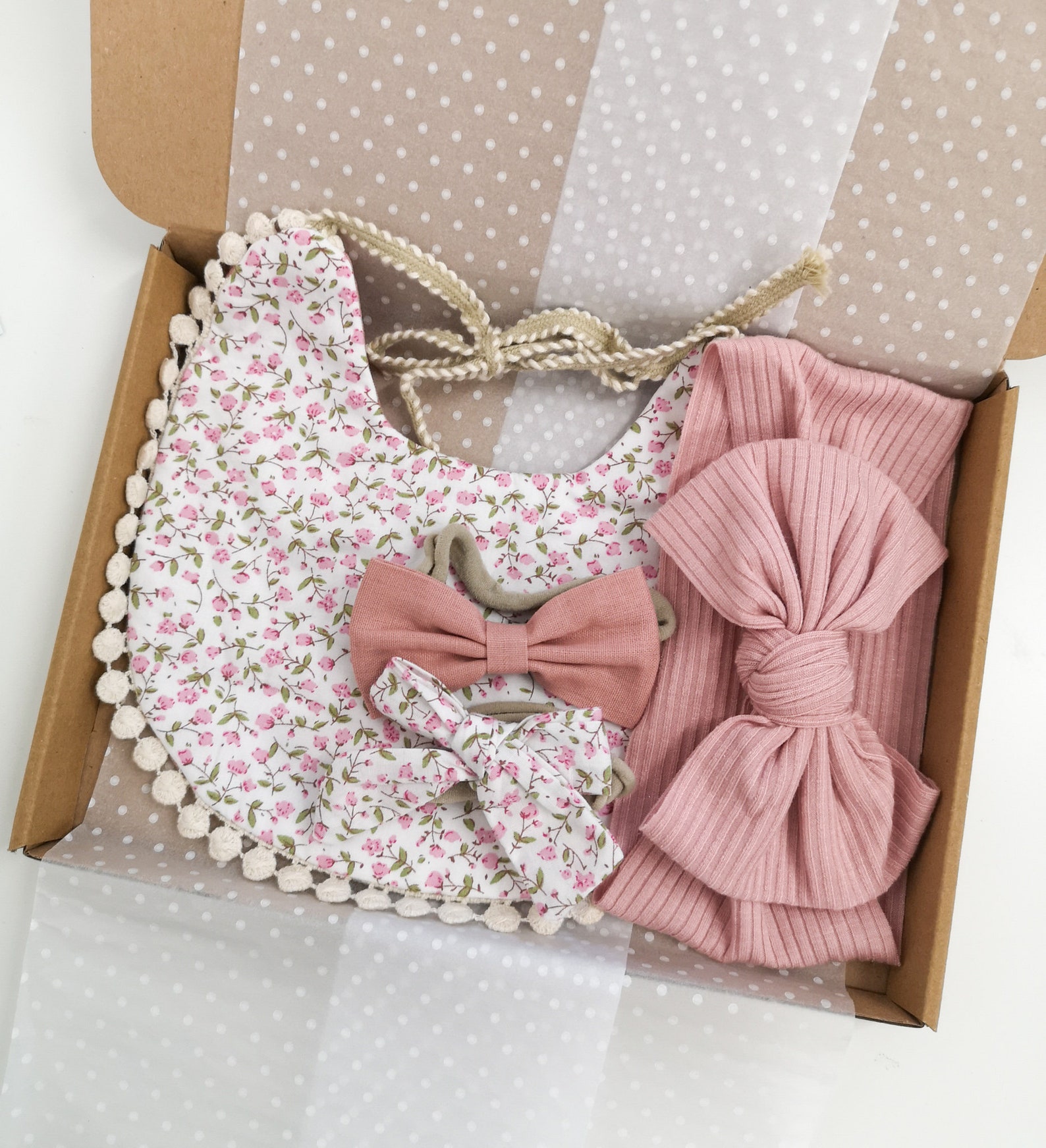 Baby Girl Gift New Baby Gift Set Box Gift for new baby girl Etsy