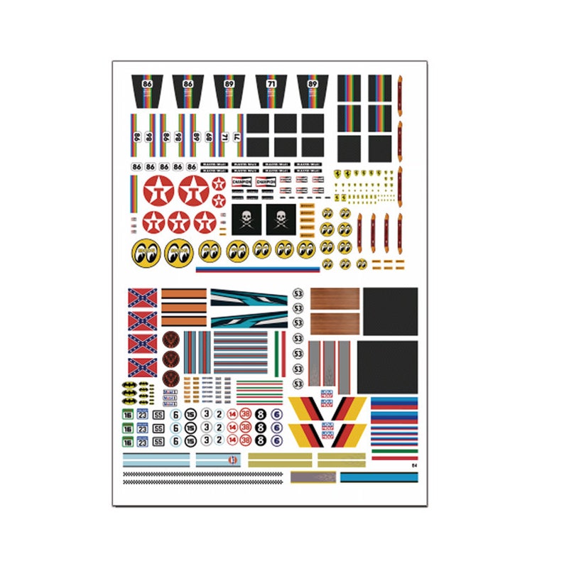 1/64 Decals Digital Files to Print on A4 Water slide paper | Etsy