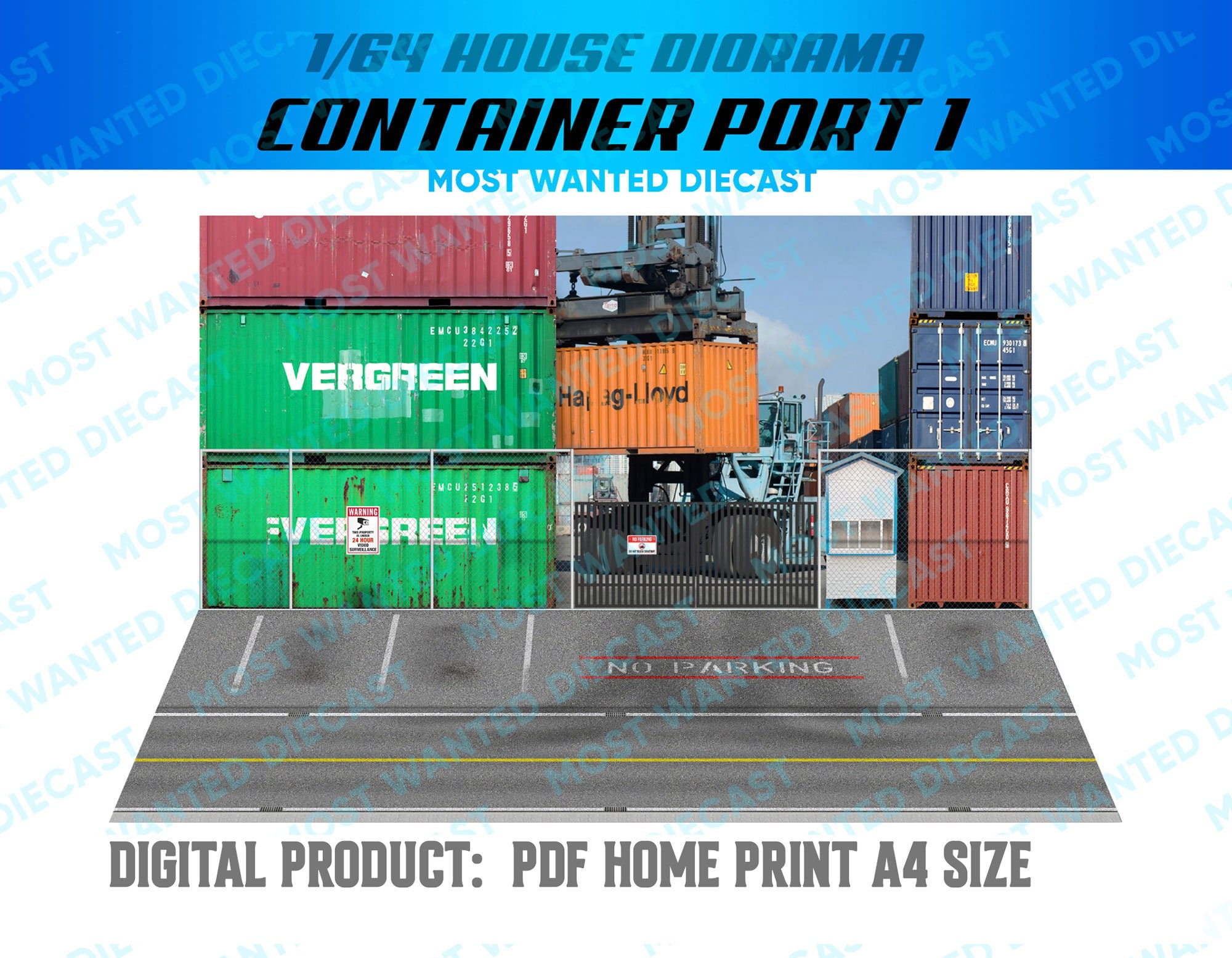 1/64 Container Port Diorama 1 - Etsy