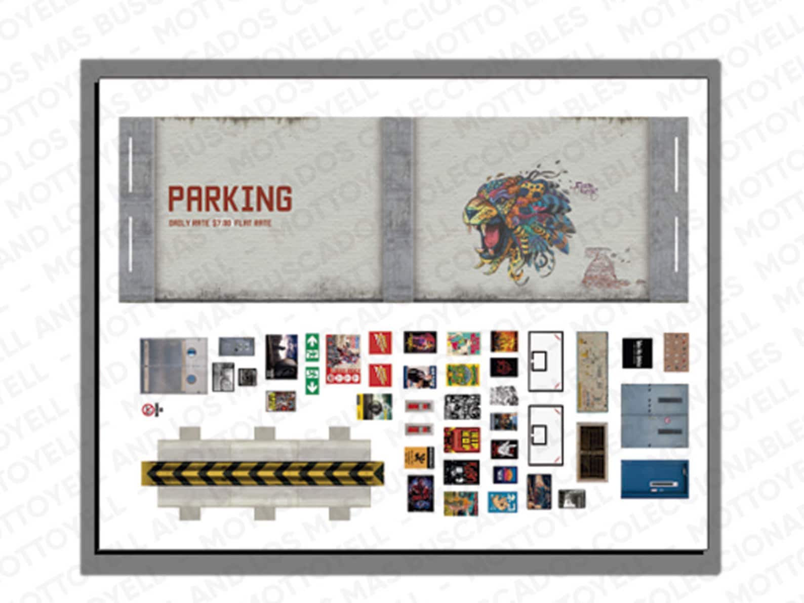 PARKING DIGITAL 1/64 DIORAMA Printable Letter Size | Etsy