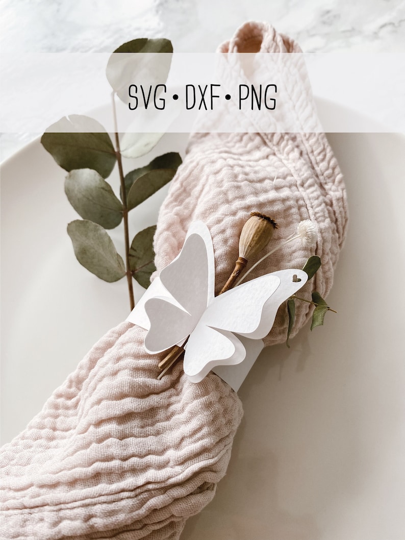 12 Schmetterling Serviettenringe Gold - Metall Serviettenhalter Für Tischdeko