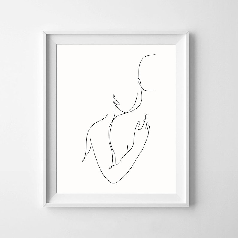 Abstract Couple Line Art Romantic Poster Couple One Line Art Body Couple One Line Drawing Love Line Art Love Print Hugs Line Art Minimalist image 7